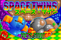 Space Twins — Title screen