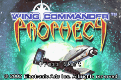 Wing Commander : Prophecy — Title screen