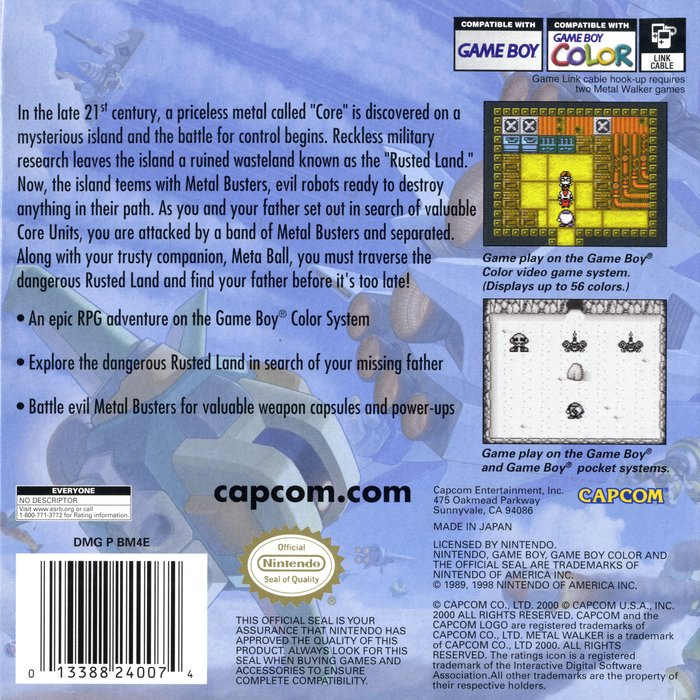 Metal Walker — Box back