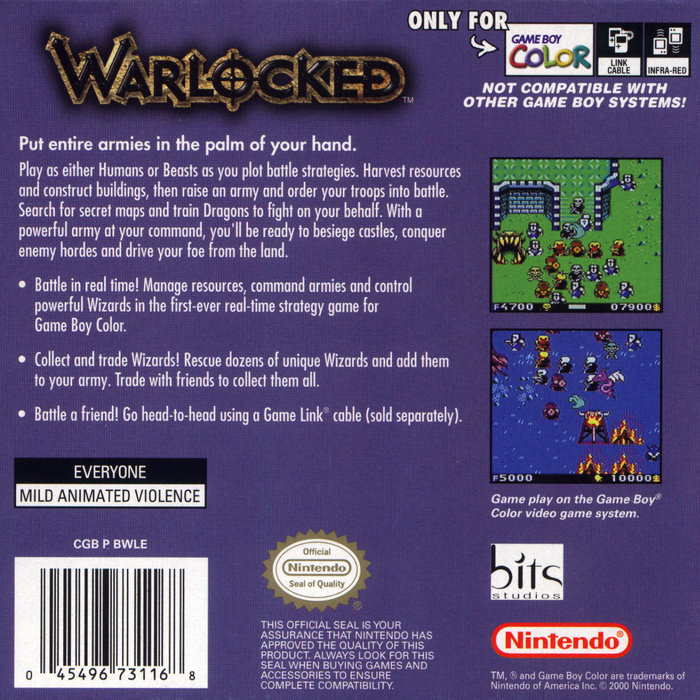 Warlocked — Box back