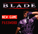 Blade — Title screen