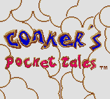 Conker's Pocket Tales — Title screen