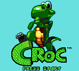 Croc — Title screen
