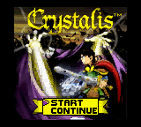 Crystalis — Title screen