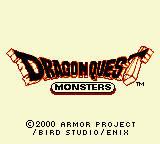 Dragon Warrior Monsters — Title screen