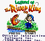 Legend of the River King GBC — Title screen