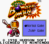 Pocket Bomberman — Title screen