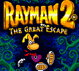 Rayman 2 : The Great Escape — Title screen
