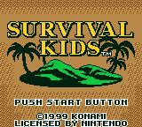 Survival Kids — Title screen
