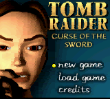 Tomb Raider : Curse of the Sword — Title screen