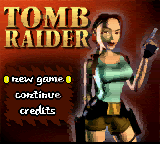 Tomb Raider : Starring Lara Croft — Title screen