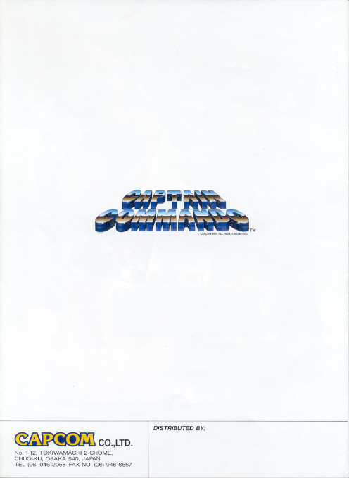 Captain Commando (US 910928) — Box back