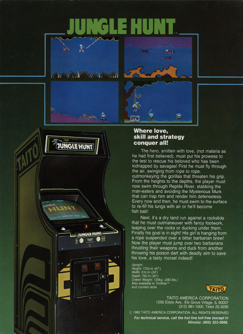 Jungle Hunt (US) — Box back