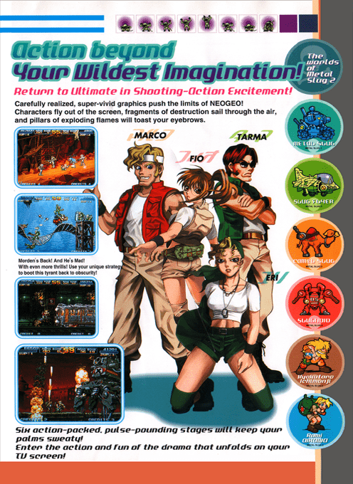 Metal Slug 2 : Super Vehicle-001/II — Box back