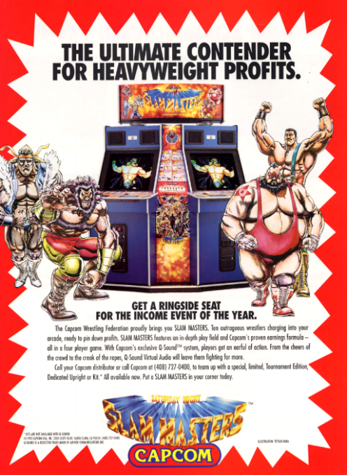 Saturday Night Slam Masters (US 930713) — Box back