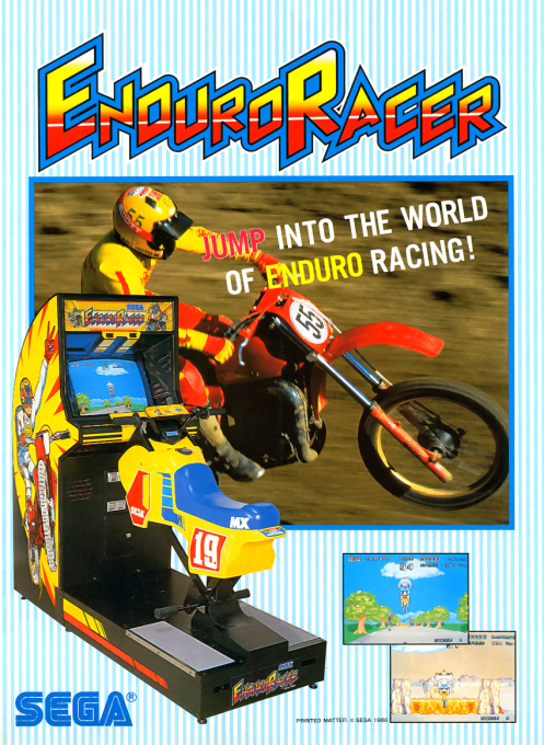 Enduro Racer (YM2151, FD1089B 317-0013A)