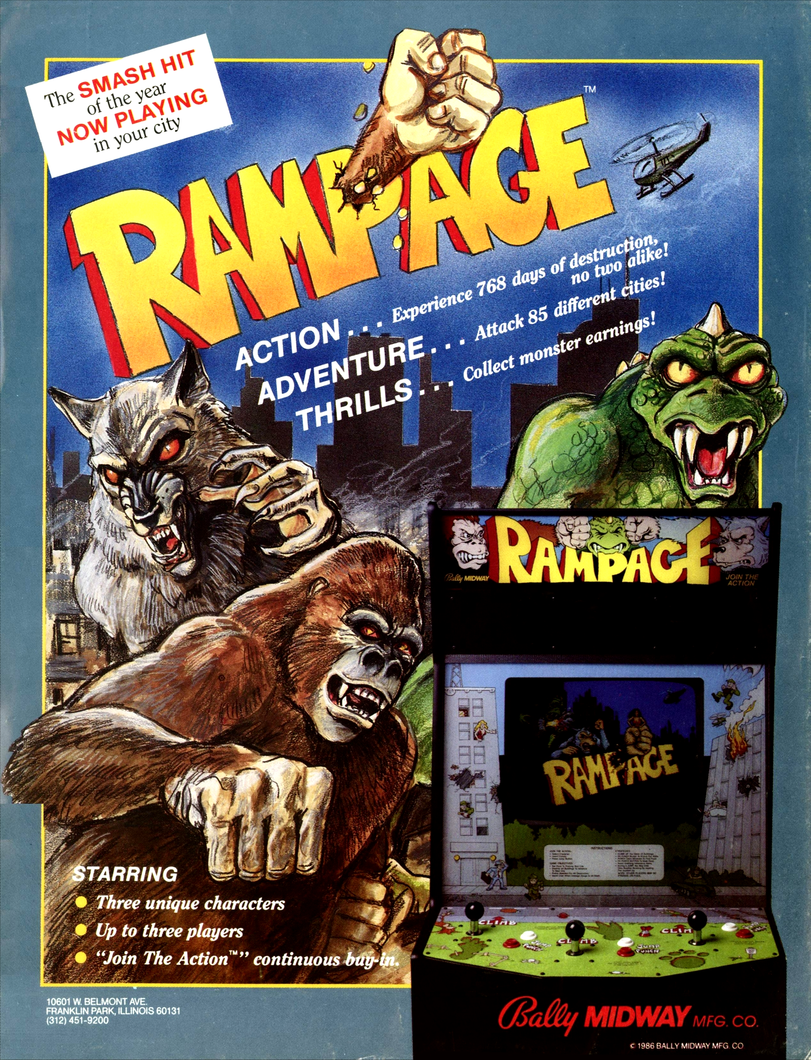 Rampage (Rev 3, 8/27/86)