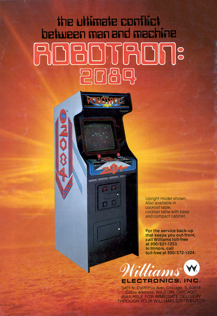 Robotron: 2084 (Solid Blue label)