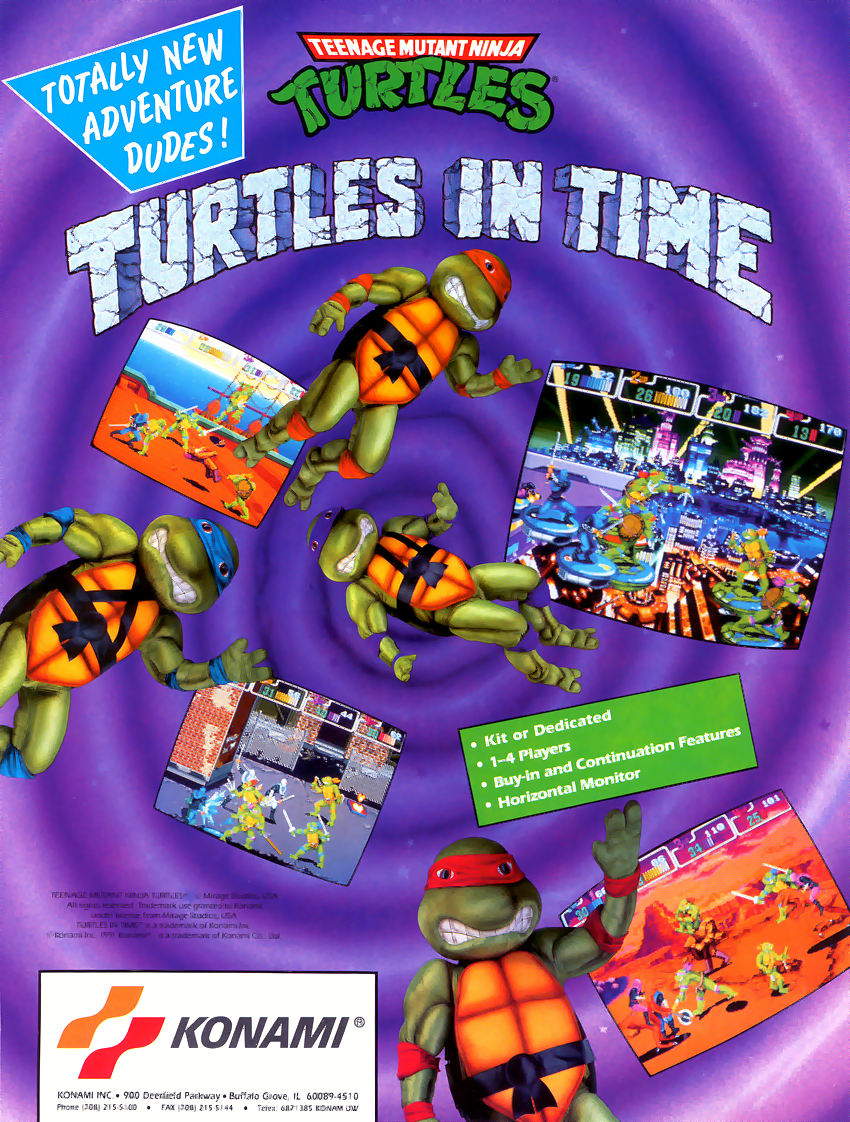 Teenage Mutant Ninja Turtles: Turtles in Time (2 Players ver UDA)