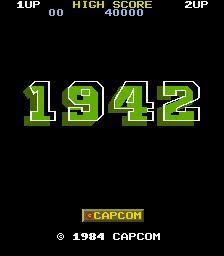 1942 (Revision B) — Title screen