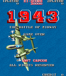 1943 : The Battle Of Midway (Euro) — Title screen