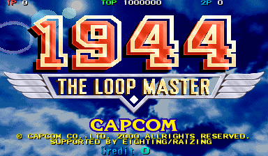 1944 : The Loop Master (USA 000620) — Title screen