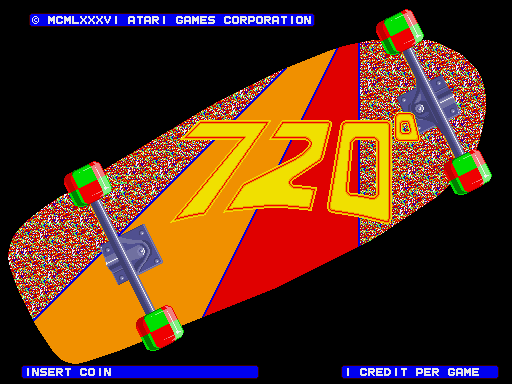 720° (rev 4) — Title screen