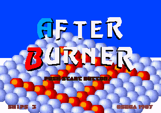 After Burner II — Title screen