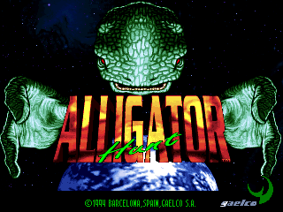Alligator Hunt (Unprotected) — Title screen