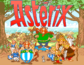 Asterix (ver EAD) — Title screen