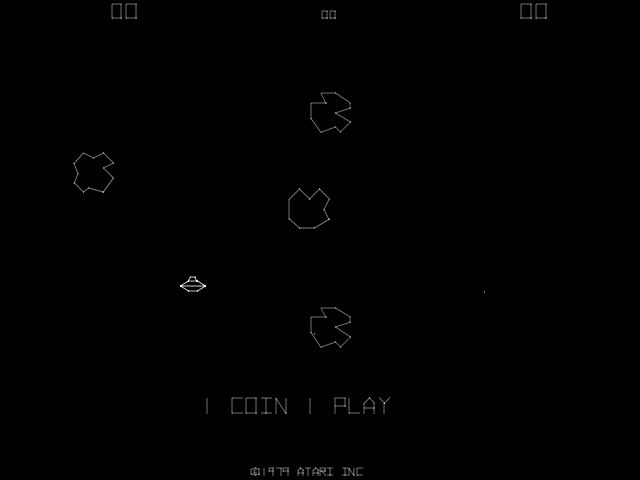 Asteroids (rev 4) — Title screen