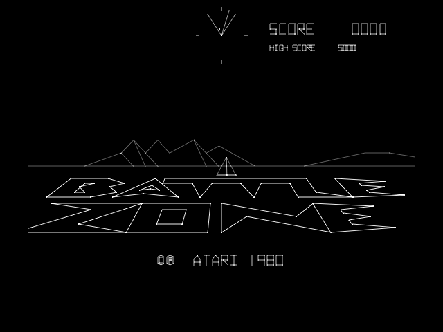 Battlezone (rev 2) — Title screen