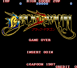 Black Tiger — Title screen