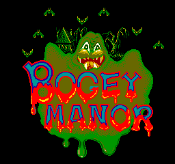 Bogey Manor — Title screen