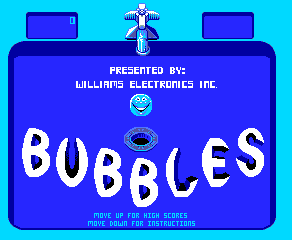 Bubbles — Title screen