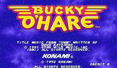 Bucky O'Hare (ver UA) — Title screen