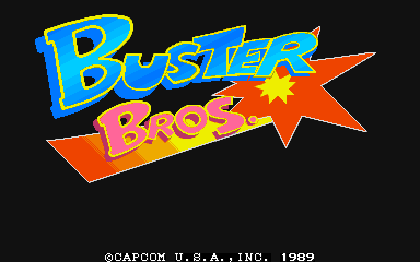 Buster Bros. (USA) — Title screen