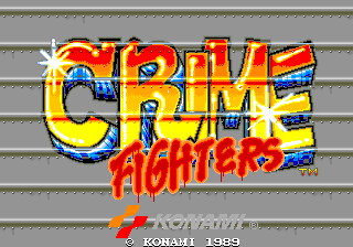 Crime Fighters (World 2 Players) — Title screen