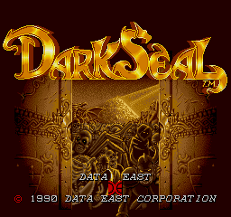 Dark Seal (World revision 3) — Title screen