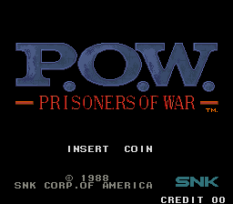 Datsugoku : Prisoners of War (US version 1) — Title screen