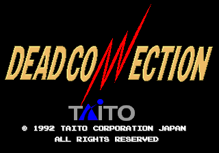 Dead Connection (World) — Title screen
