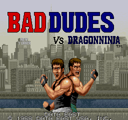 Dragonninja (US) — Title screen