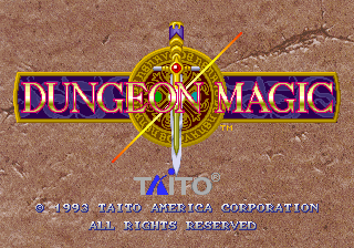 Dungeon Magic (Ver 2.2O 1994/04/08) — Title screen