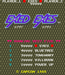 Exed Exes — Title screen