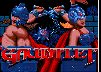 Gauntlet (2 Players, rev 6) — Title screen