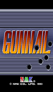 GunNail (28th May. 1992) — Title screen