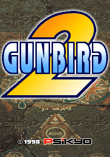 Gunbird 2 — Title screen