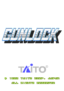 Gunlock (Ver 2.3O 1994/01/20) — Title screen