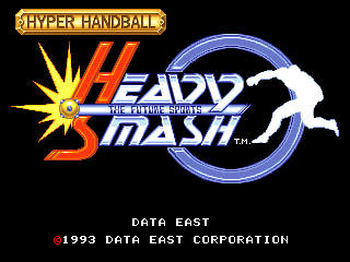 Heavy Smash (Europe version -2) — Title screen