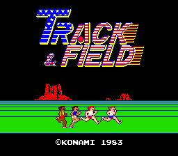 Hyper Olympic — Title screen
